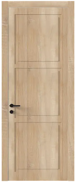 Межкомнатная дверь Tivoli Л-5, Без стекла (ДГ), цвет - Дуб сонома светлый