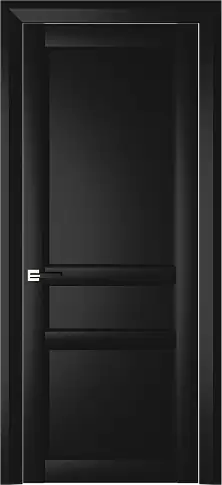 Дверь Imperia-R Neo Classic Decoro Черная эмаль (RAL 9004) без стекла