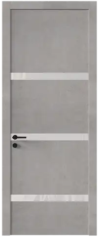 Дверь Tivoli Г-4 Белый камень со стеклом