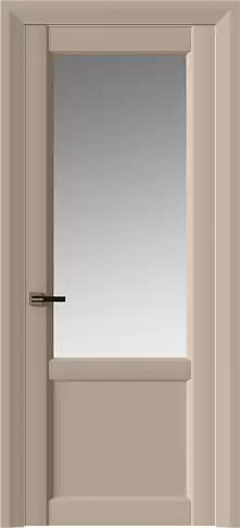 Дверь Dinastia Neo Classic Decoro Серый цемент эмаль (RAL 060-70-10) со стеклом