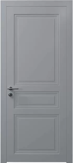 Межкомнатная дверь Imperia-R Neo Classic, цвет - Серебристо-серая эмаль (RAL 7045), Без стекла (ДГ)