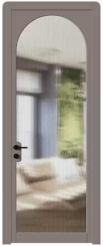 Дверь Luna Moderno Теплый Серый эмаль (RAL 040-60-05) со стеклом