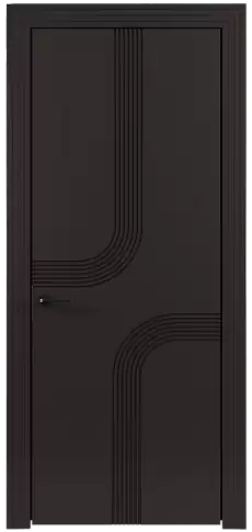 Дверь Armonia Moderno Чёрный Базальт эмаль (RAL 040-30-05) без стекла