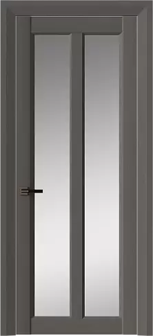 Дверь Prato Neo Classic Decoro Тёмный серый ST со стеклом