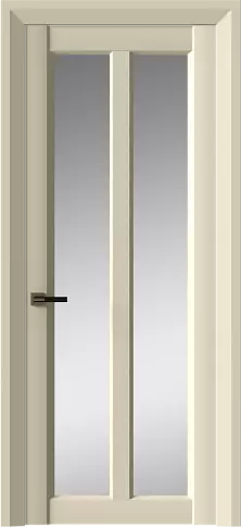 Дверь Prato Neo Classic Decoro Жемчужная эмаль (RAL 1013) со стеклом