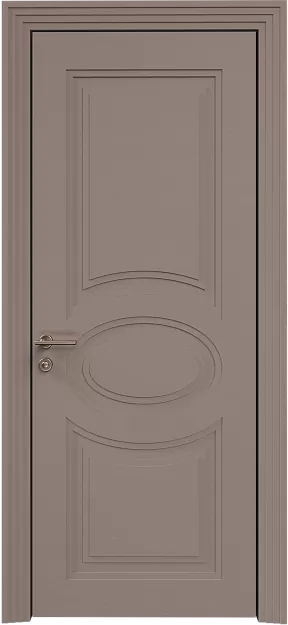 Межкомнатная дверь Florencia Neo Classic Scalino, цвет - Теплый Серый эмаль по шпону (RAL 040-60-05), Без стекла (ДГ)