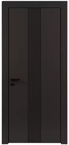 Дверь Pilastro Moderno Чёрный Базальт эмаль (RAL 040-30-05) без стекла