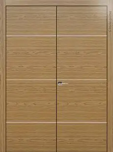 Дверь Tivoli / Тиволи Г-3 Дуб карамель без стекла