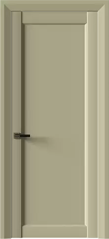 Дверь Domenica Neo Classic Decoro Серо-оливковая эмаль (RAL 7032) без стекла