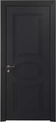 Дверь Florencia Neo Classic Scalino Черная эмаль (RAL 9004) без стекла