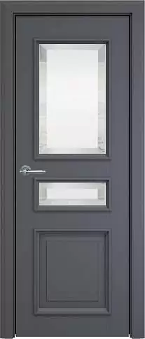 Дверь Imperia-R Porta Classic LUX Графитово-серая эмаль (RAL 7024) со стеклом