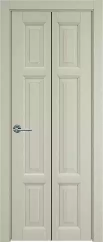 Дверь Siena Книжка Porta Classic Серо-оливковая эмаль (RAL 7032) без стекла