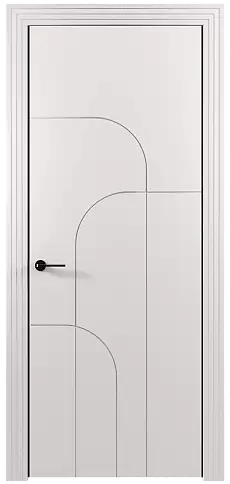 Дверь Arco Moderno Белая эмаль (RAL 9003) без стекла