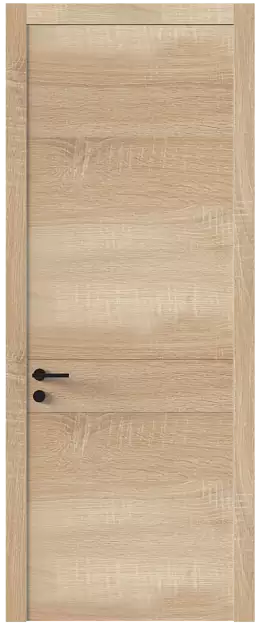 Межкомнатная дверь Tivoli И-2, Без стекла (ДГ), цвет - Дуб сонома светлый