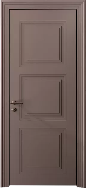 Межкомнатная дверь Milano Neo Classic Scalino, цвет - Теплый Серый эмаль (RAL 040-60-05), Без стекла (ДГ)