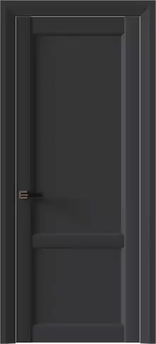 Дверь Dinastia Neo Classic Decoro Графитово-серая эмаль (RAL 7024) без стекла