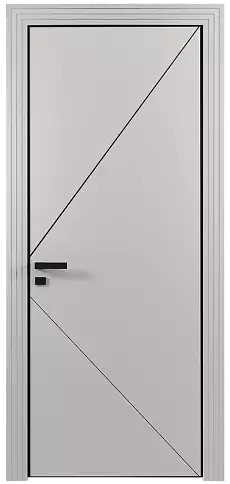 Дверь Pala Moderno Серая эмаль (RAL 7047) без стекла