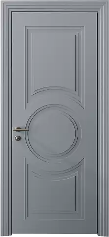 Дверь Ravenna Neo Classic Scalino Серебристо-серая эмаль (RAL 7045) без стекла