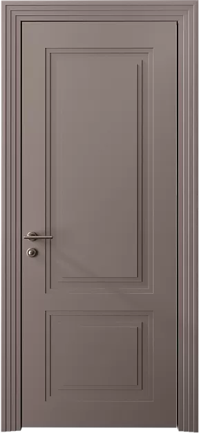 Межкомнатная дверь Dinastia Neo Classic Scalino, цвет - Серая стяжка эмаль (RAL 060-60-05), Без стекла (ДГ)