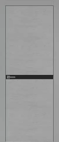 Дверь Tivoli Б-4 Серебристо-серая эмаль по шпону (RAL 7045) без стекла