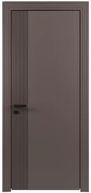 Межкомнатная дверь Sinistro, цвет - Серо-Розовый мордовник эмаль (RAL 020-60-05), Без стекла (ДГ)