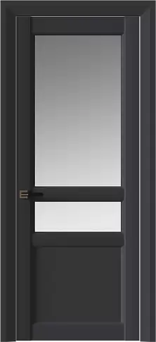 Дверь Imperia-R Neo Classic Decoro Графитово-серая эмаль (RAL 7024) со стеклом