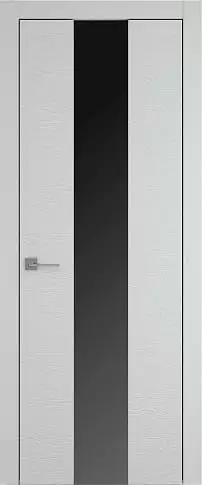 Дверь Tivoli Ж-5 Серая эмаль по шпону (RAL 7047) со стеклом