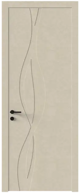 Межкомнатная дверь Tivoli Г-5, Без стекла (ДГ), цвет - Версилк крем
