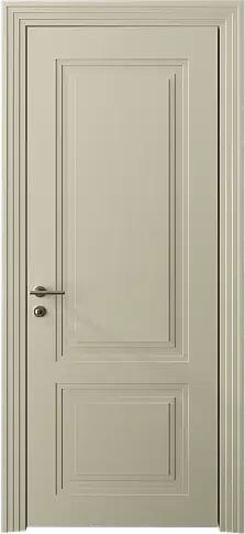 Дверь Dinastia Neo Classic Scalino Серо-оливковая эмаль (RAL 7032) без стекла