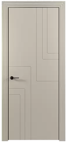 Дверь Futuro Moderno Жемчужная эмаль (RAL 1013) без стекла