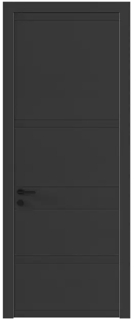 Межкомнатная дверь Tivoli Е-2, Без стекла (ДГ), цвет - Диамант серый