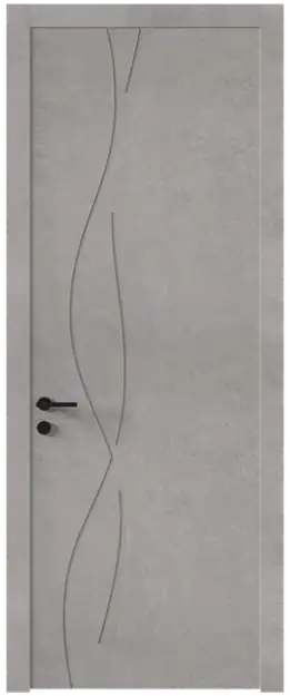 Межкомнатная дверь Tivoli Г-5, Без стекла (ДГ), цвет - Белый камень