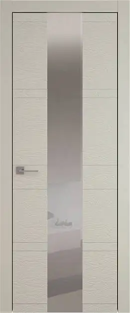 Межкомнатная дверь Tivoli / Тиволи Ж-2, Со стеклом (ДО), цвет - Серо-оливковая эмаль по шпону (RAL 7032)