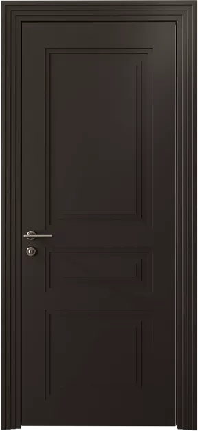 Межкомнатная дверь Imperia-R Neo Classic Scalino, цвет - Чёрный Базальт эмаль (RAL 040-30-05), Без стекла (ДГ)