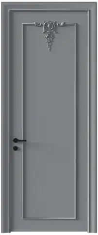 Дверь Tivoli / Тиволи А-1 Серебристо-серая эмаль (RAL 7045) без стекла