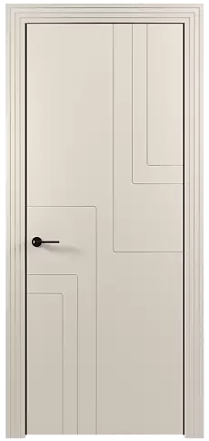 Дверь Futuro Moderno Бежевая эмаль (RAL 9010) без стекла