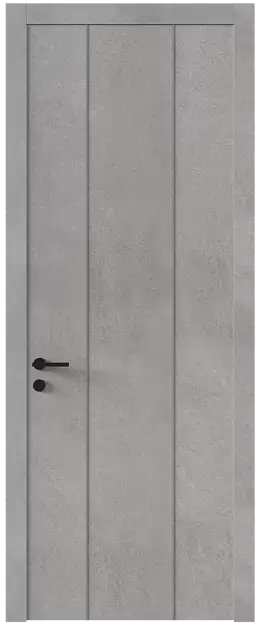 Межкомнатная дверь Tivoli Б-1, Без стекла (ДГ), цвет - Белый камень