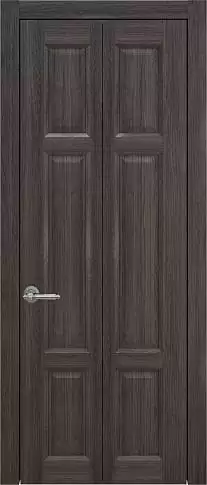 Дверь Siena Книжка Porta Classic Венге Нуар без стекла