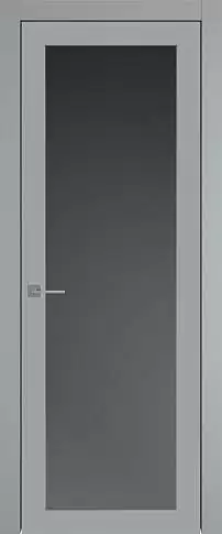 Дверь Tivoli З-5 Серебристо-серая эмаль (RAL 7045) со стеклом