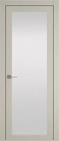 Дверь Tivoli / Тиволи З-3 Серо-оливковая эмаль по шпону (RAL 7032) со стеклом