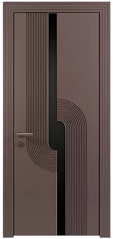 Дверь Cascato Moderno Серо-Розовый мордовник эмаль (RAL 020-60-05) без стекла