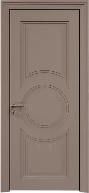 Межкомнатная дверь Ravenna Neo Classic Scalino, цвет - Серая стяжка эмаль по шпону (RAL 060-60-05), Без стекла (ДГ)