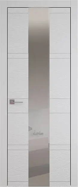 Межкомнатная дверь Tivoli / Тиволи Ж-2, Со стеклом (ДО), цвет - Серая эмаль по шпону (RAL 7047)