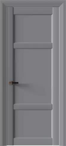 Дверь Siena Neo Classic Decoro Серебристо-серая эмаль (RAL 7045) без стекла