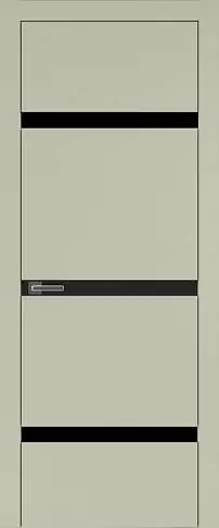 Дверь Tivoli Г-4 Серо-оливковая эмаль (RAL 7032) без стекла
