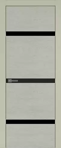 Дверь Tivoli Г-4 Серо-оливковая эмаль по шпону (RAL 7032) без стекла