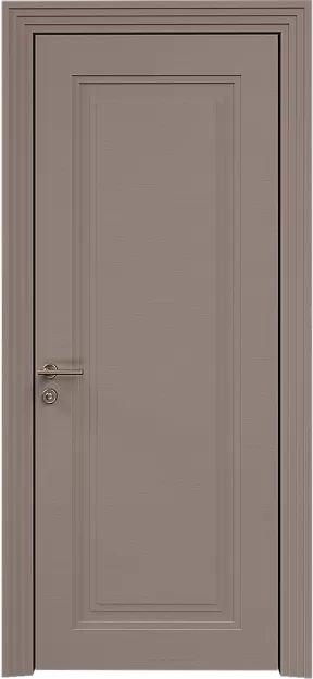 Межкомнатная дверь Domenica Neo Classic Scalino, цвет - Теплый Серый эмаль по шпону (RAL 040-60-05), Без стекла (ДГ)