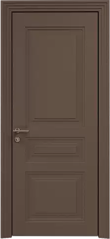Дверь Imperia-R Neo Classic Scalino Коричневый Тик эмаль по шпону (RAL 050-50-10) без стекла
