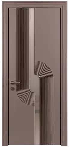 Дверь Cascato Moderno Серая стяжка эмаль (RAL 060-60-05) без стекла