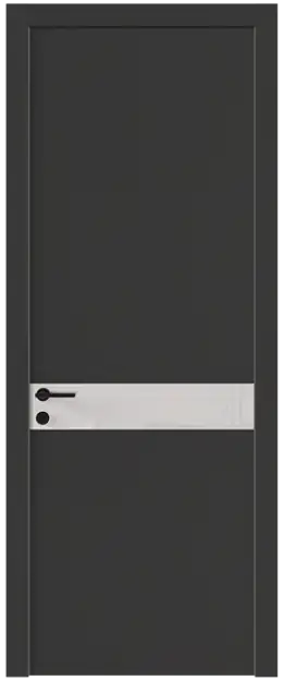 Межкомнатная дверь Tivoli И-4, Со стеклом (ДО), цвет - Диамант серый